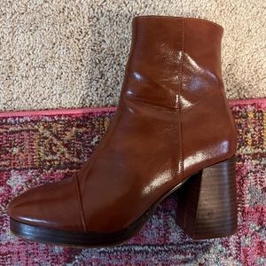 ASOS brown ankle boots